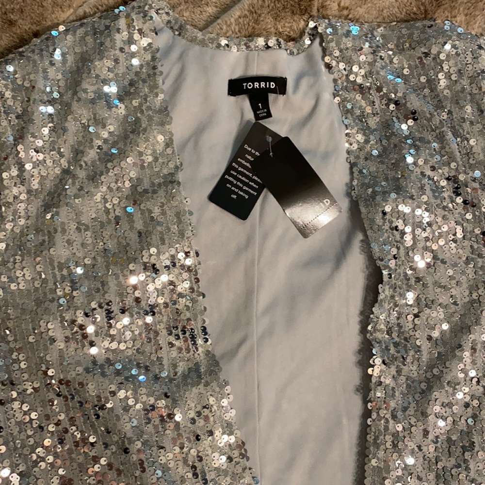 HTF** Sequin Duster from Torrid